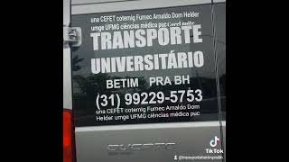 Transporte universitário Betim pra BH whatsapp 992295753 [upl. by Latsyrcal]