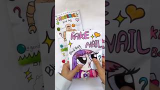 💕Fake nail blindbag paper💅ASMR  unboxing papercraft blindbag asmr unboxing short shorts [upl. by Crista296]