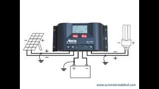 Regulador de Carga Solar Steca PR 12V24V 10A15A20A30A [upl. by Opportina365]