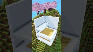 Mountain House🏠 minecrafttutorial minecraftbuilding minecraftmemes [upl. by Robi]