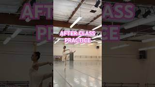 AFTER CLASS PRACTICE ballerinaballetpracticeballetdancerballetclassguestartistdancer [upl. by Imerej]