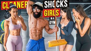 She cant say No to CLEANER  Anatoly GYM PRANK 30 [upl. by Ydisac43]