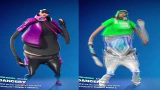 FORTNITE DANCERY EMOTE BASS BOOSTED 1 HOUR DANCE [upl. by Pepi]