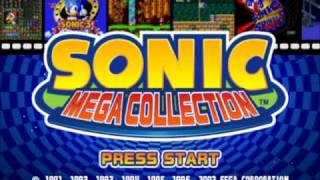 Sonic Mega Collection Options and Extras Menu Themes [upl. by Akir]