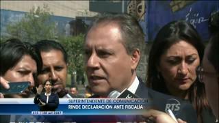 Superintendente de Comunicación Carlos Ochoa compareció ante la Fiscalía [upl. by Newfeld]