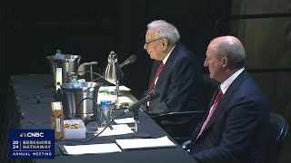 Warren Buffett says Greg Abel will make Berkshire Hathaway investing decisions when hes gone [upl. by Nogam]