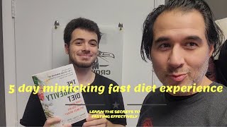 5day mimicking fasting diet experience 7 secrets to effective fasting [upl. by Nylirrehs]