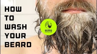 Tutorial How to wash your beard  Beard Instructor [upl. by Vitalis]