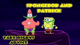 SpongeBob amp Patrick Take Rigbys Advice On Hamboning [upl. by Atirres]