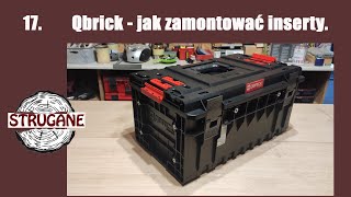 Qbrick 20  jak na skrzynkach Qbricka zamontować gwintowane molety inserty mufy [upl. by Haggai]