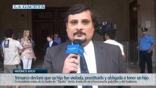 Trimarco declaró que su hija fue violada prostituida y obligada a tener un hijo [upl. by Nnyllatsyrc]