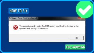 How to Fix Entry Point Not Found the Dynamic Link Library Kernel32dll Error in Windows 7 [upl. by Alaikim]