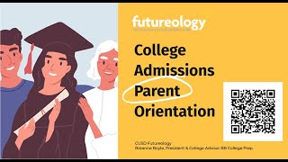 College Admissions Parent Orientation Webinar 2024 [upl. by Llertak]