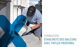 Étanchéité des balcons avec Triflex ProTerra [upl. by Dubois]