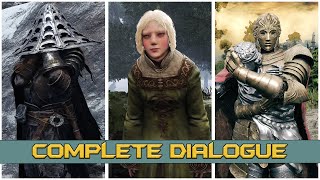 Elden Ring All NPC Dialogue Base Game Only [upl. by Norehc]