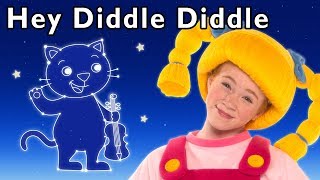 Hey Diddle Diddle  More  PRETEND ANIMALS SHAPES  Mother Goose Club Phonics Songs [upl. by Turner753]