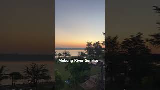 Mekong river sunrise [upl. by Hadias]