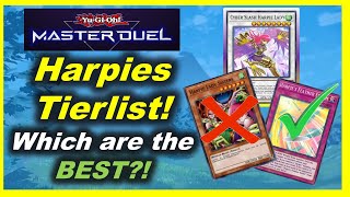 The ULTIMATE 2022 Harpie Lady Tierlist  Yugioh Master Duel Harpies Tierlist [upl. by Nyleek144]