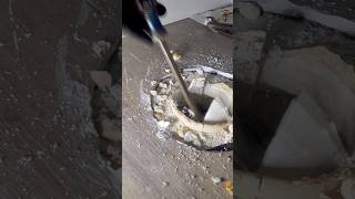 Flange Man plumbing repair rubberbandman flange drain [upl. by Bibbie339]