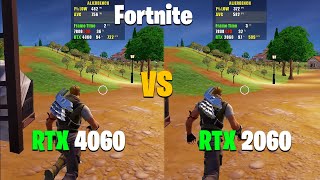 RTX 4060 vs RTX 2060  Fortnite Performance Mode  Chapter 5 Season 2 [upl. by Reginnej613]