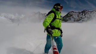 Skiing Sölden Austria 2016 [upl. by Tilla]