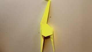 Origami giraffe by Kunihiko Kasahara [upl. by Aiyotal79]