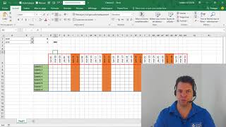 Créer un calendrier automatique dans Excel 📆 [upl. by Ainahpets]