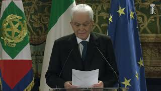 Mattarella allincontro con i Magistrati ordinari in tirocinio [upl. by Cotterell]