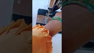 Designer sleeve making and stitching 💞fashionshortvideo [upl. by Bevin636]