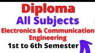 complete details about ECE branch in diploma new syllabus motivation semester ruchi subjects [upl. by Suruat]