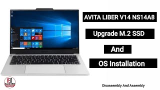 How To Upgrade SSD AVITA LIBER V14 NS14A8  Disassembly And Assembly [upl. by Oler]