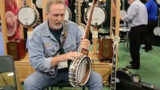 Deering Banjos  New at NAMM 2016  Clawgrass No2 [upl. by Ayerhs]