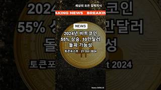 2024년 비트코인 55 상승 10만달러 돌파 가능성 2024 비트코인 상승 돌파 가능성 bitcoin rise breakthrough possibility [upl. by Horatia843]