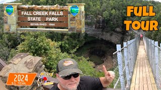 Fall Creek Falls State Park Tennessee Full DriveThru amp Tour  Swinging Bridges Campgrounds amp More [upl. by Lalita]