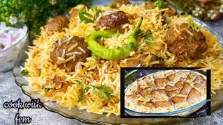 EID Special  Hyderabadi KOFTA DUM BIRYANI amp SHAHI TUKDE In 10 Minutes  COMBO Recipe  Super Easy [upl. by Ycam793]