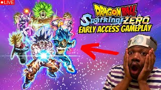 🔴LIVE NOW DRAGONBALL SPARKING ZERO EARLY ACCESS GAMEPLAY  LEND ME YOUR ENERGY🐲🔥⚡ [upl. by Kessel178]