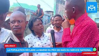 MAÏS DE KANYAMA KASESELES MBUJIMAYIENS RÉCLAMENT LA BAISSE DE PRIX [upl. by Anitsej]