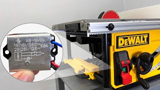 Make A Soft Start For Dewalt Table Saw [upl. by Hattie]