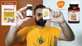 Revitale B Complex Tablets  UnBoxing amp Review  Time Release Vitamin B Complex Formula  Gsk [upl. by Aili]