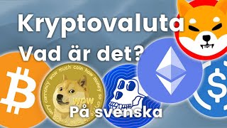 Vad är kryptovaluta Bitcoin Ethereum Shiba Pepe Doge Ape [upl. by Eidob]