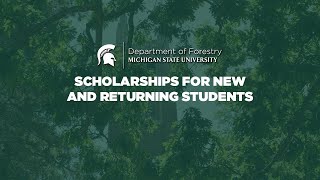 Scholarships for New and Returning Students [upl. by Atteiluj]