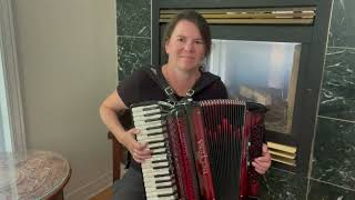 Such Great Heights The Postal Service  accordion  dragspel [upl. by Press130]