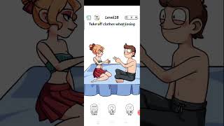 TAKE OFF CLOTHES WHEN LOSING  BRAIN GYM LEVEL 18 gameplay shorts BRAYN GYM [upl. by Lodge]