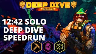 Deep Rock Galactic  ELITE DEEP DIVE SPEEDRUN 1242  Whalepipers Tunnel [upl. by Refinaj]