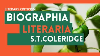 Biographia Literaria by STColeridge  Literary Criticism  Summary in Tamil [upl. by Rebmyk]