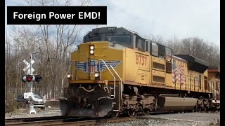 UP SD70ACe Leads on the Saginaw Sub Read Desc [upl. by Arikahs]