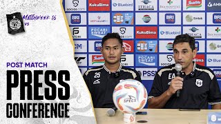 Post Match Press Conference  RANS Nusantara FC vs Persija  Liga 1 20232024 [upl. by Nettirb]