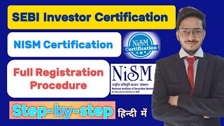 NISM Exam Registration Process step by step Guide nism [upl. by Restivo]