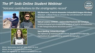 The 9th Seds Online Student Webinar Volcanic contributions to the stratigraphic record [upl. by Anilemrac]