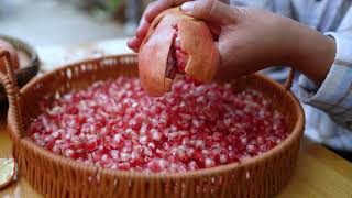 Homemade Pomegranate Wine Guizhou Authentic Style [upl. by Ylsew]